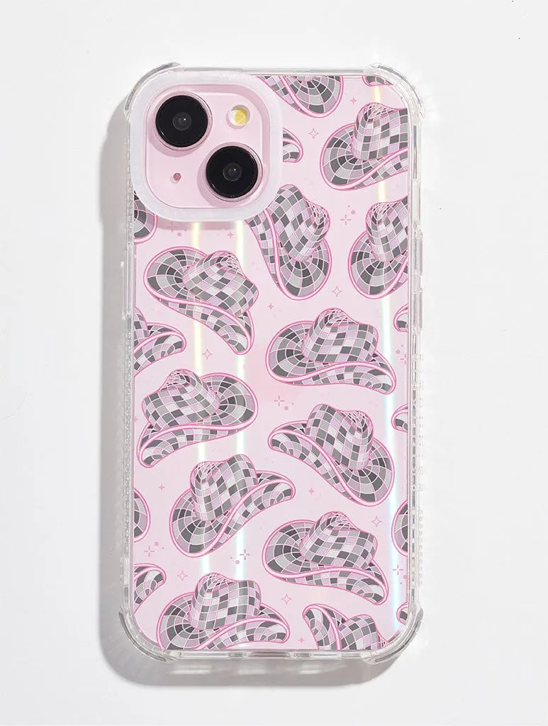 Disco Cowboy Hat Shock iPhone Case sold by Skinnydip London