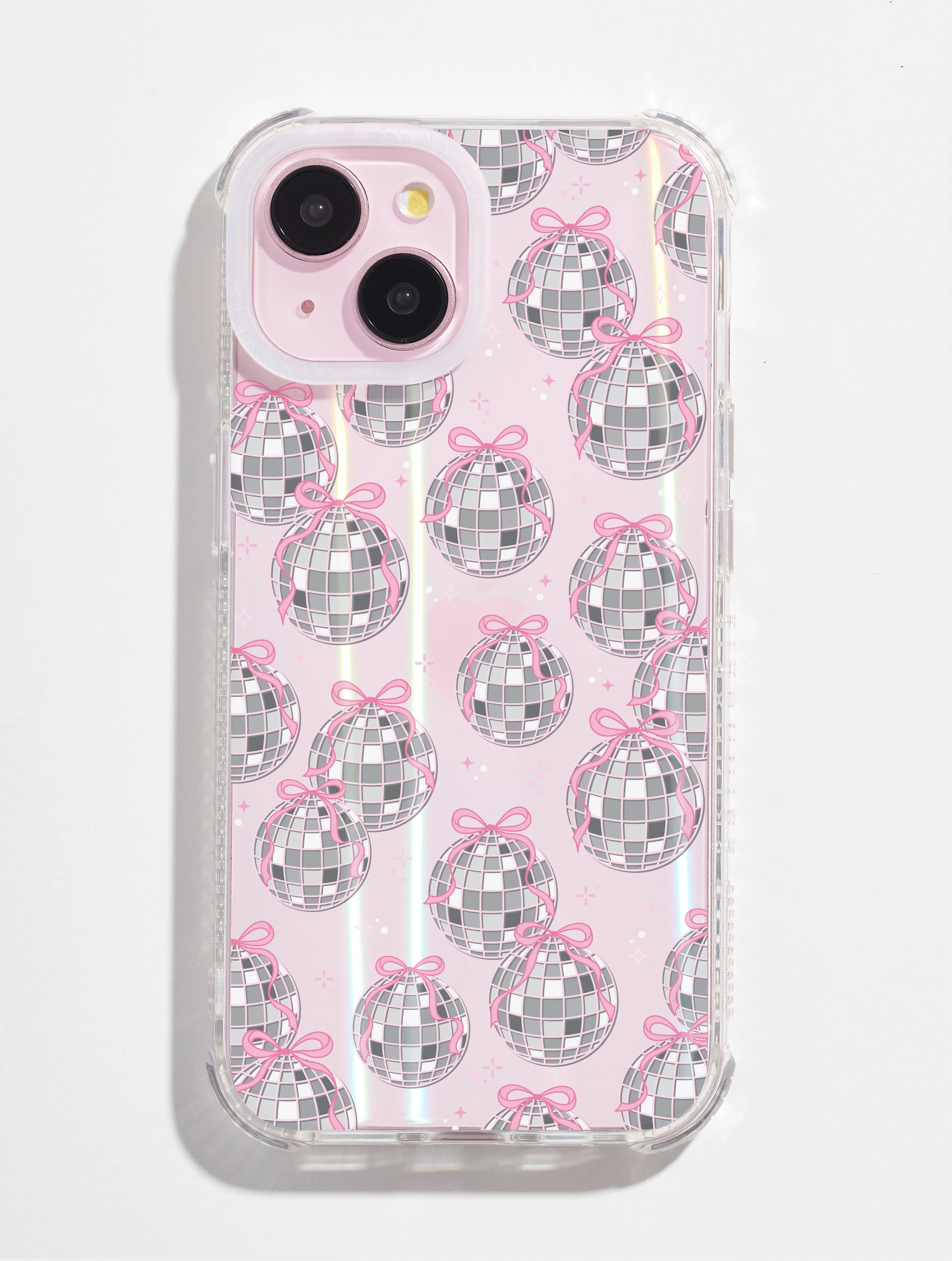 Bow Disco Ball Shock iPhone Case sold by Skinnydip London