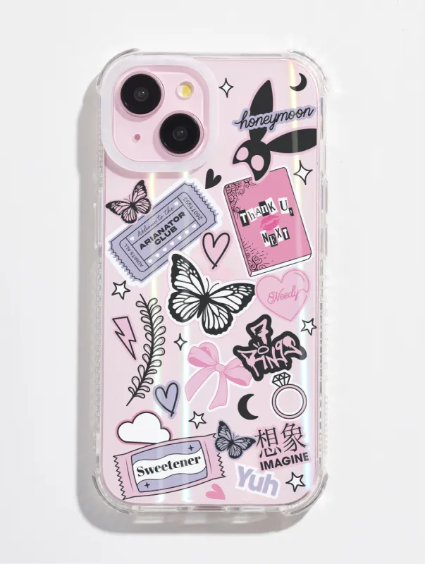 Ariana Sticker Shock iPhone Case sold by Skinnydip London