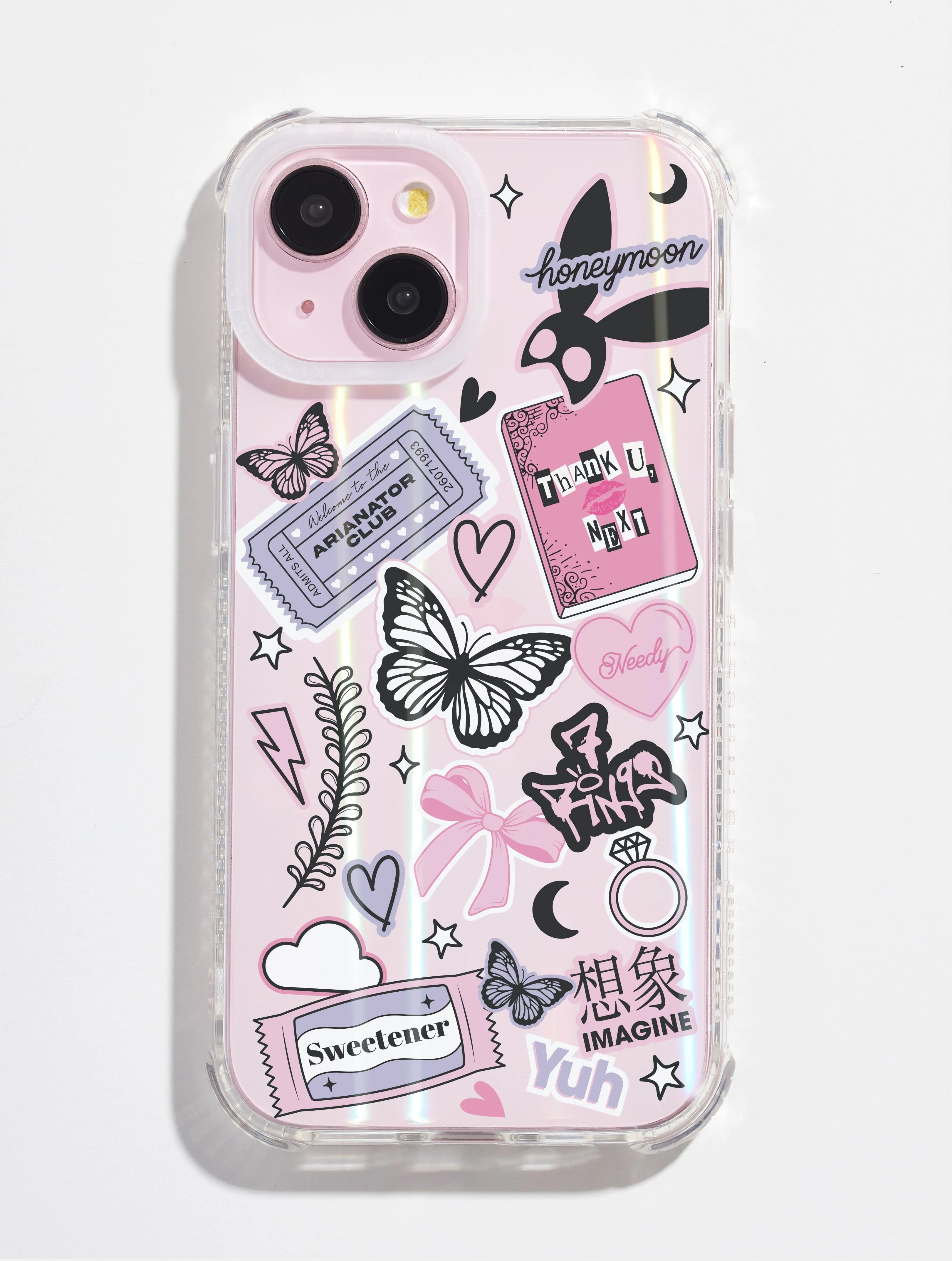 Ariana Sticker Shock iPhone Case sold by Skinnydip London
