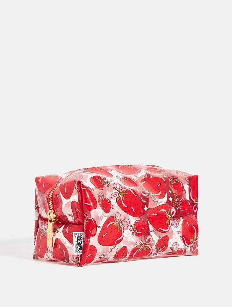 Strawberry Bow Make Up Bag sold by Skinnydip London product image thumbnail 4