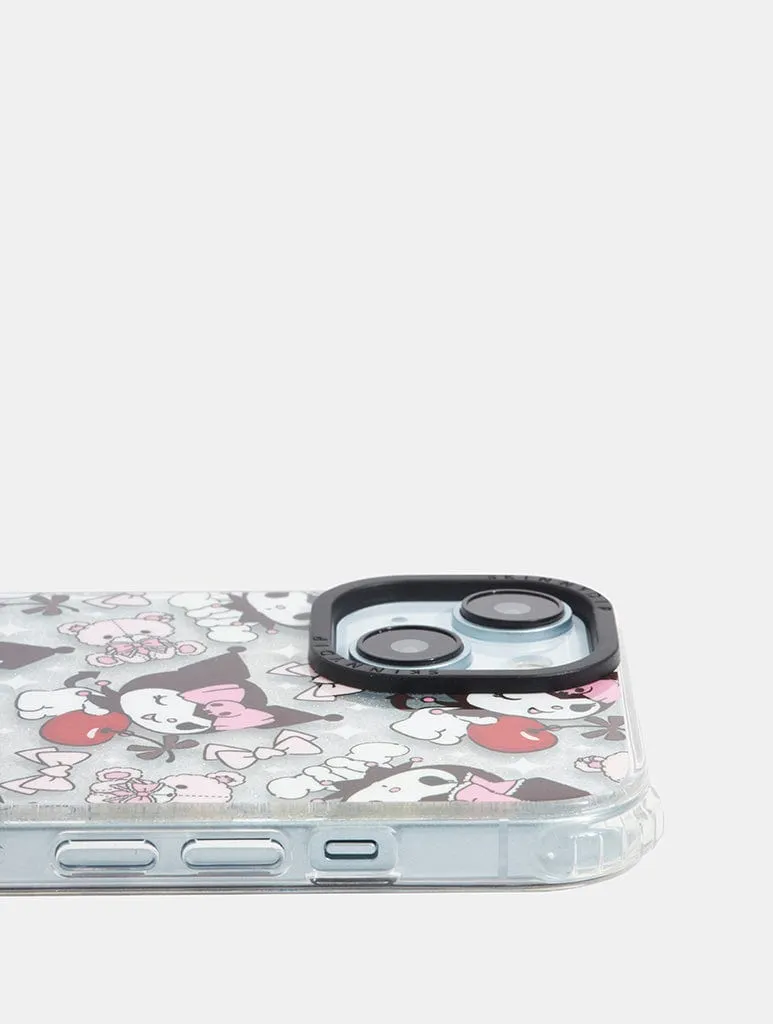 Kuromi x Skinnydip Teddy Bow Case sold by Skinnydip London product image thumbnail 4