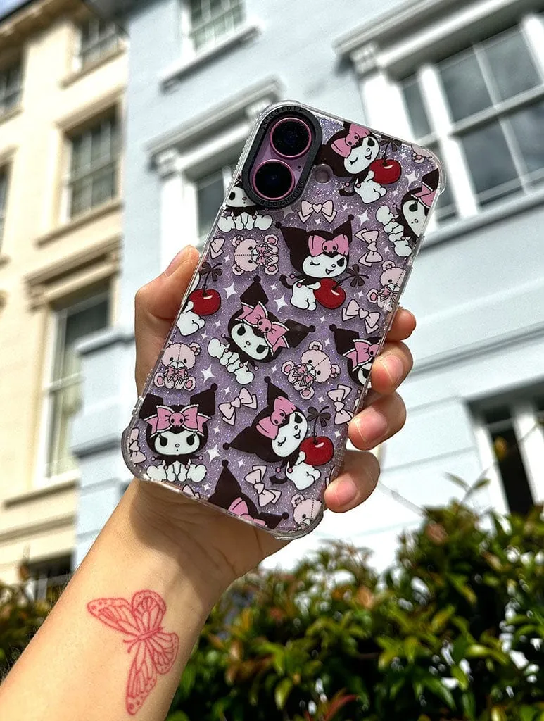 Kuromi x Skinnydip Teddy Bow Case sold by Skinnydip London product image thumbnail 2