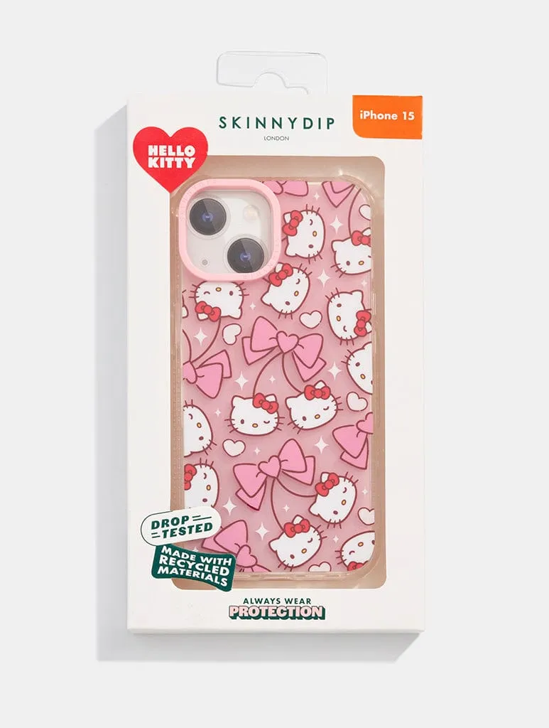 Hello Kitty x Skinnydip Pink Bow Case sold by Skinnydip London product image thumbnail 4