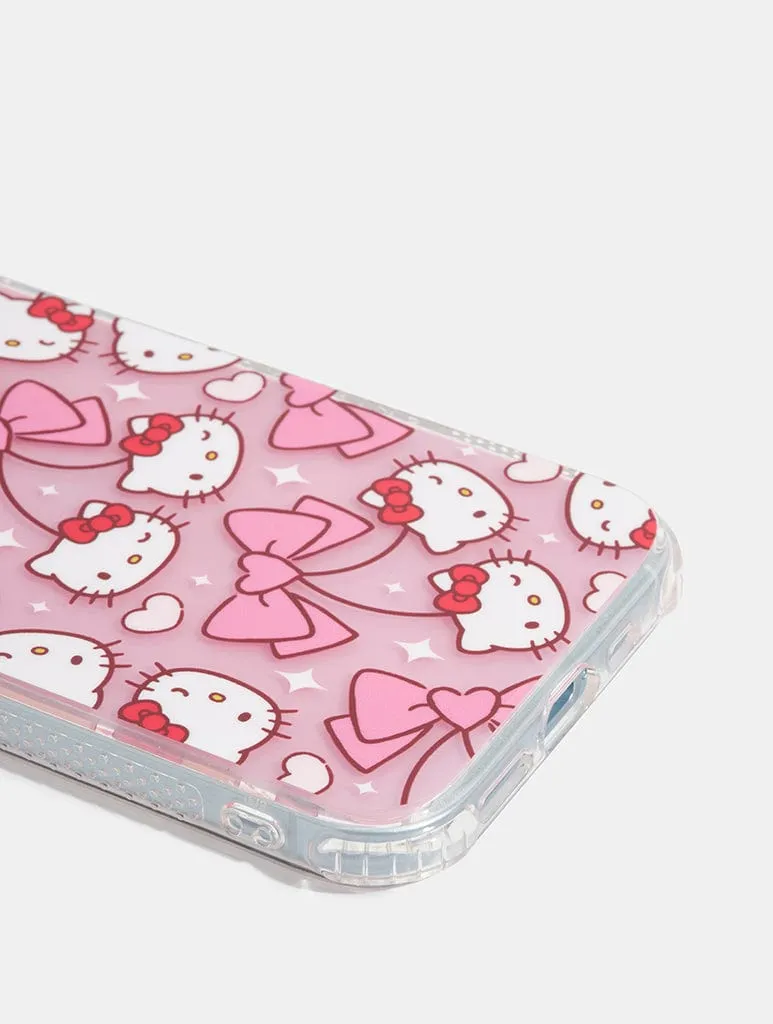Hello Kitty x Skinnydip Pink Bow Case sold by Skinnydip London product image thumbnail 2