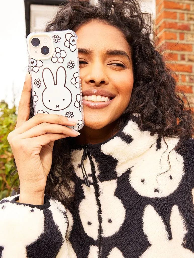 Miffy x Skinnydip Tinted Floral Case sold by Skinnydip London product image thumbnail 2