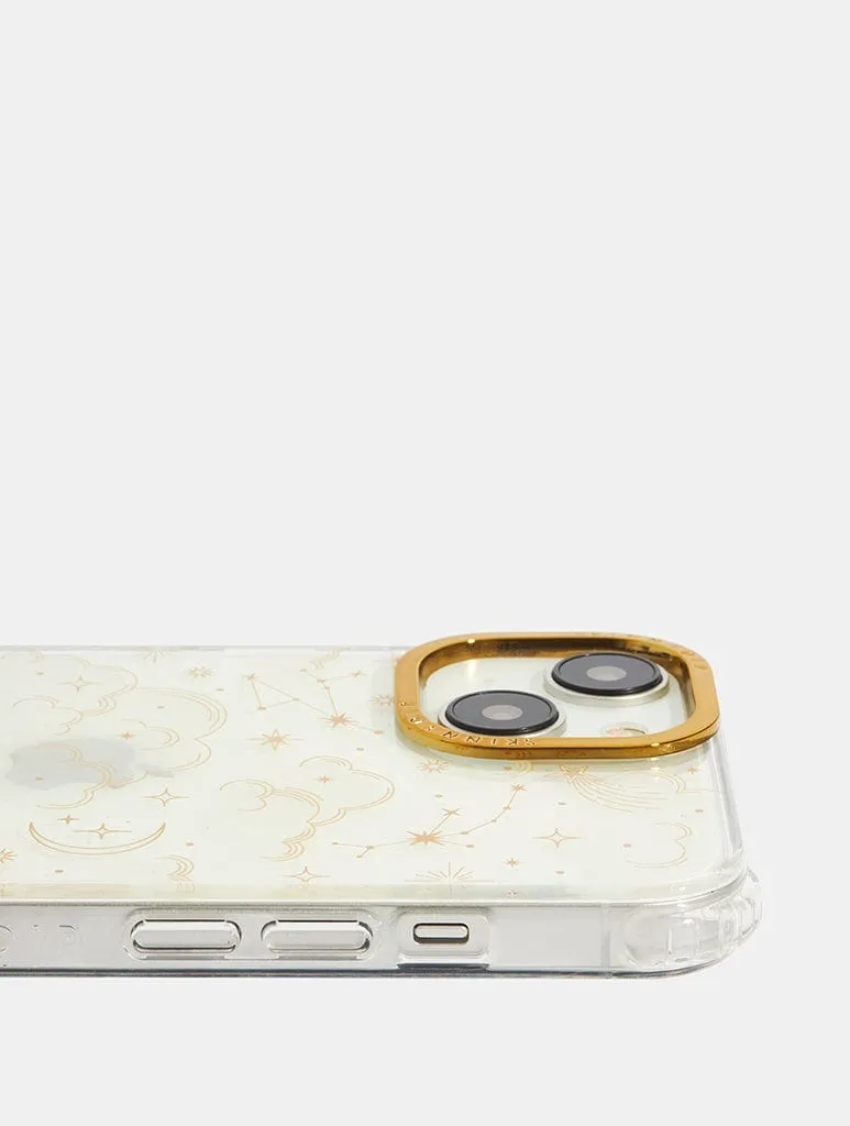 Gold Celestial Cloud Shock iPhone Case sold by Skinnydip London product image thumbnail 4