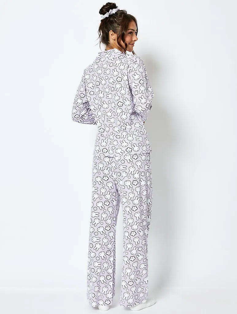 Miffy x Skinnydip Pyjama Set in Lilac sold by Skinnydip London product image thumbnail 5