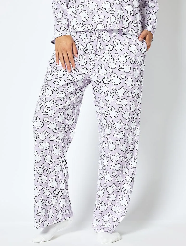 Miffy x Skinnydip Pyjama Set in Lilac sold by Skinnydip London product image thumbnail 4