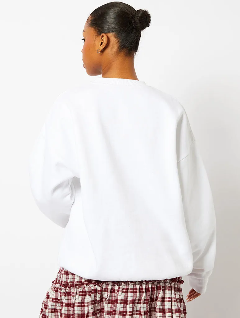 Miffy x Skinnydip Broomstick Sweatshirt in Ecru sold by Skinnydip London product image thumbnail 2