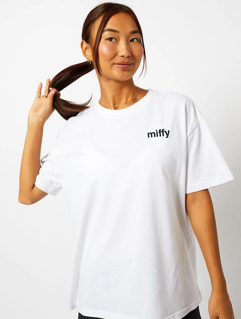 Miffy Broomstick T-Shirt in Ecru sold by Skinnydip London product image thumbnail 2