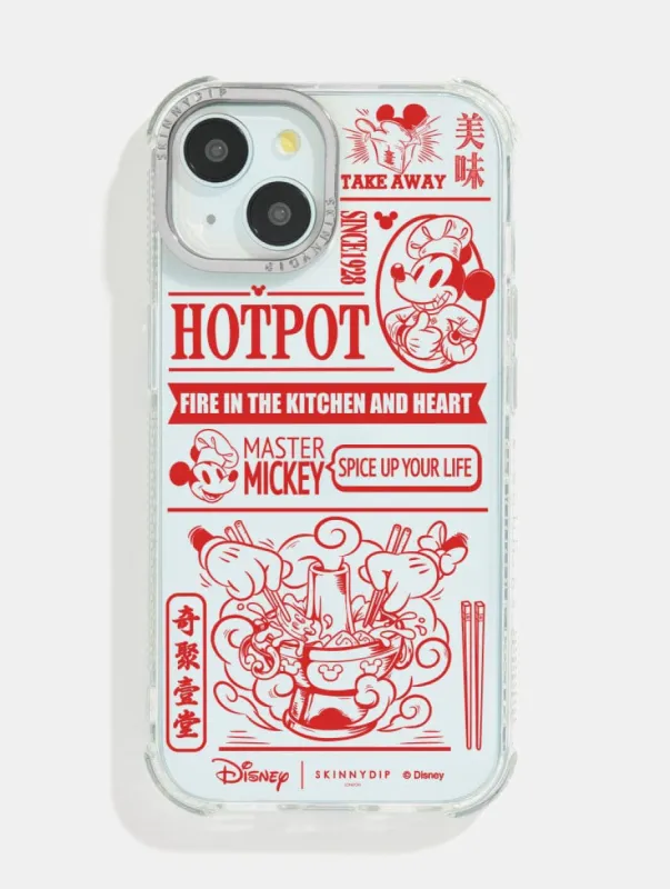 Disney Mickey Mouse Fire In The Kitchen Shock iPhone Case sold by Skinnydip London