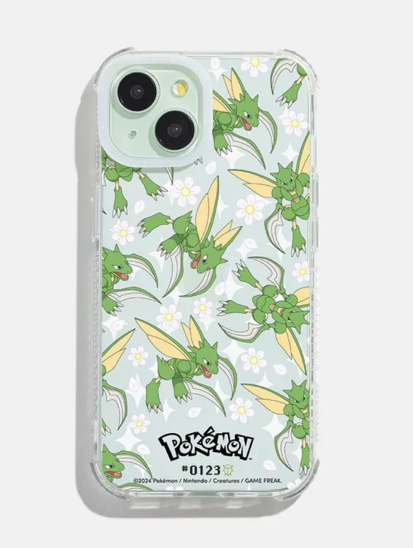 Pokemon #0123 Scyther Shock iPhone Case sold by Skinnydip London
