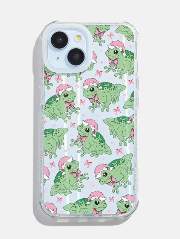 Festive Frog Shock iPhone Case sold by Skinnydip London