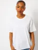 Pumpkin Grid T-Shirt In Ecru sold by Skinnydip London
