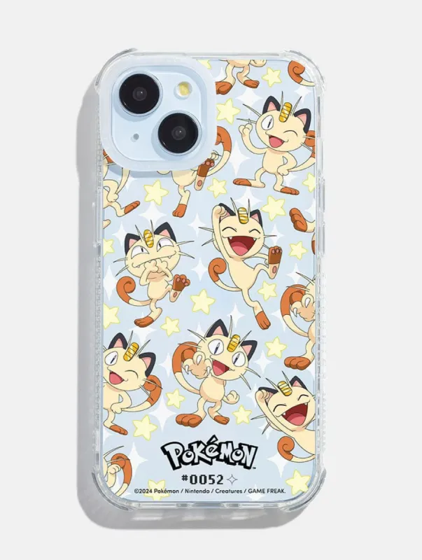 Pokemon #0052 Meowth Shock iPhone Case sold by Skinnydip London