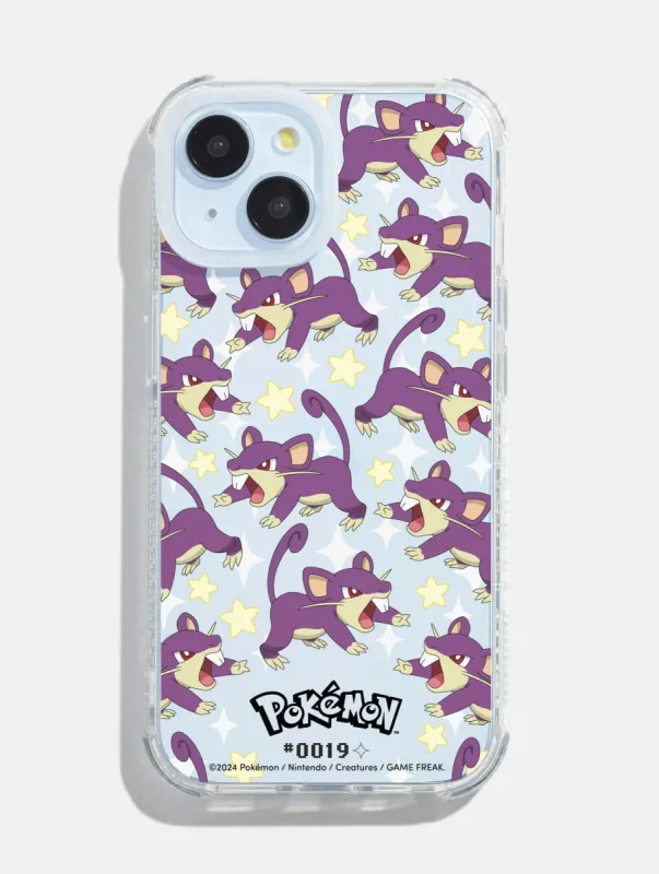 Pokemon #0019 Rattata Shock iPhone Case sold by Skinnydip London