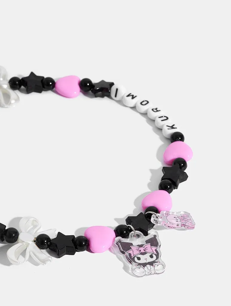 Hello Kitty x Skinndyip Kuromi Bow Beaded Strap sold by Skinnydip London product image thumbnail 3
