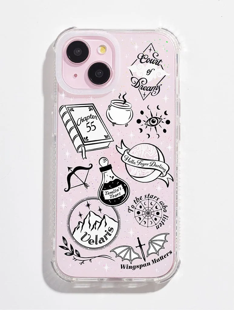 ACOTAR Sticker Shock iPhone Case sold by Skinnydip London