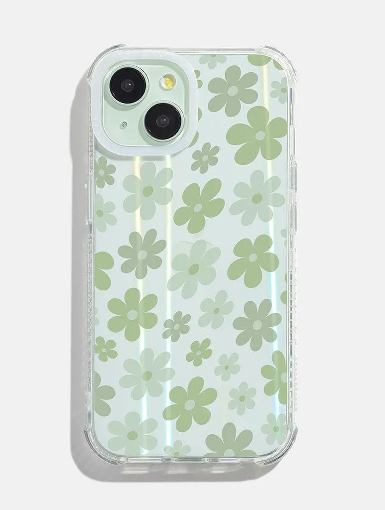 Warped Sage Flower Shock iPhone Case sold by Skinnydip London