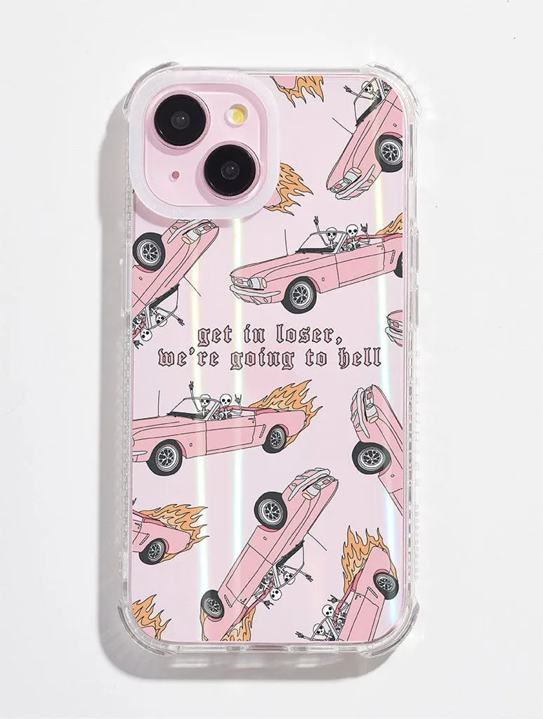 Tillie Rose Studio x Skinnydip We're Going To Hell Shock iPhone Case sold by Skinnydip London