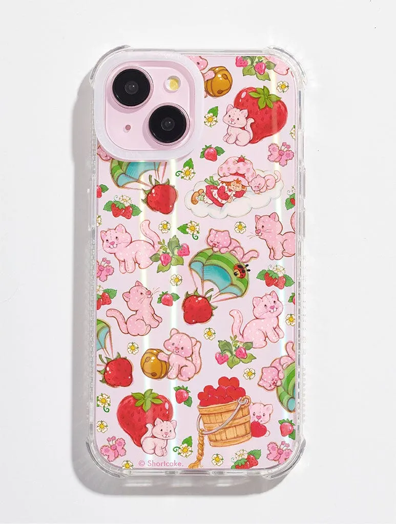 Strawberry Shortcake x Skinnydip Custard Cat Shock iPhone Case sold by Skinnydip London