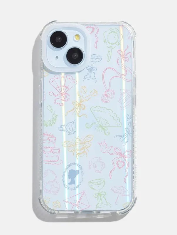 Regency Holo Shock iPhone Case sold by Skinnydip London