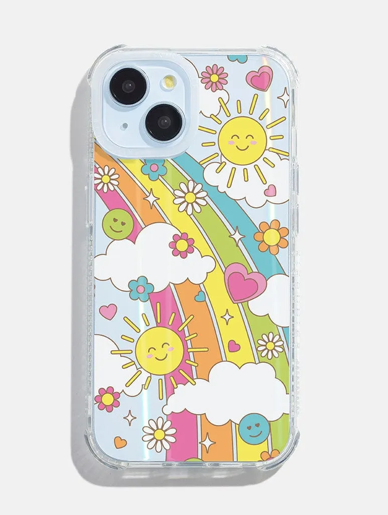 Rainbow Sunshine Shock iPhone Case sold by Skinnydip London