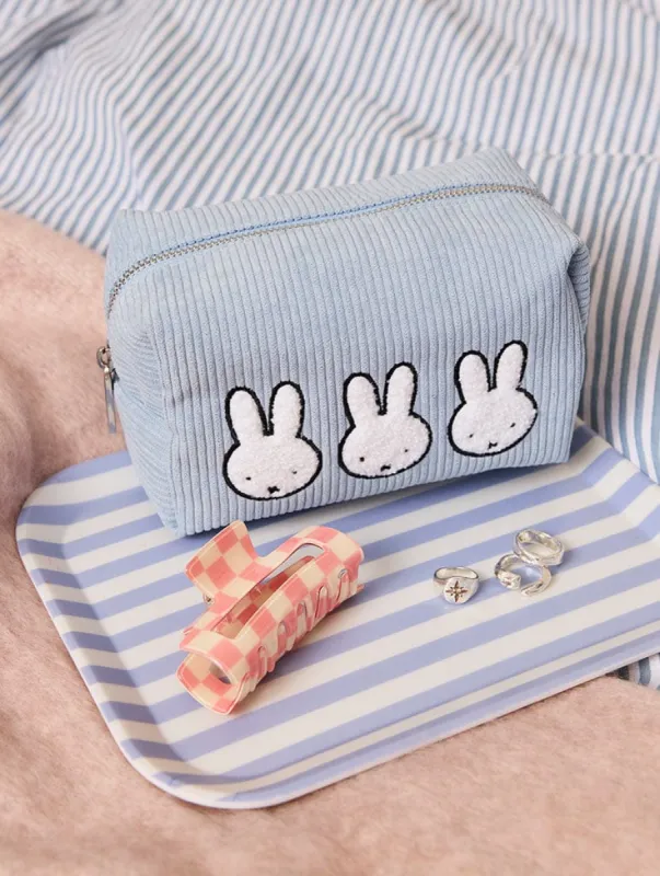 Miffy x Skinnydip Embroidered Cord Make Up Bag sold by Skinnydip London