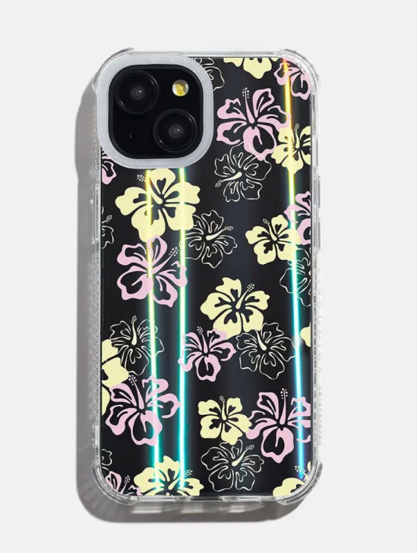 Hawaiian Flowers Shock iPhone Case sold by Skinnydip London