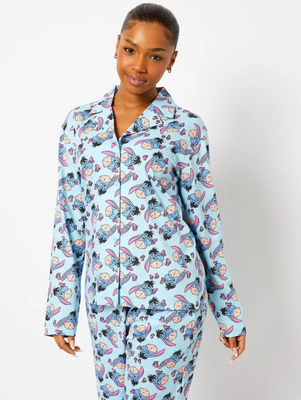 Disney Eeyore Pyjama Set in Blue sold by Skinnydip London