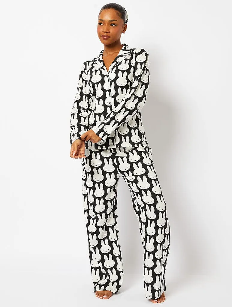 Miffy x Skinndyip Pyjama Set in Black sold by Skinnydip London product image thumbnail 2