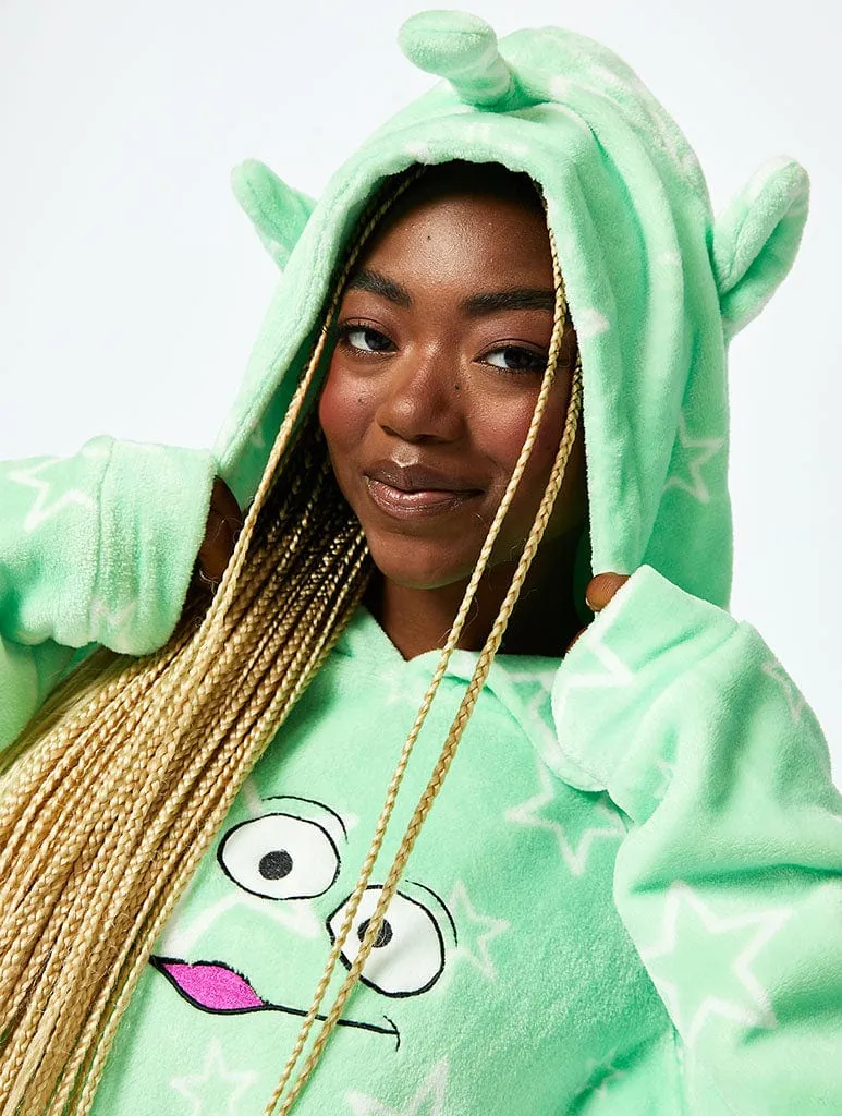 Disney Aliens Blanket Hoodie in Green sold by Skinnydip London product image thumbnail 2