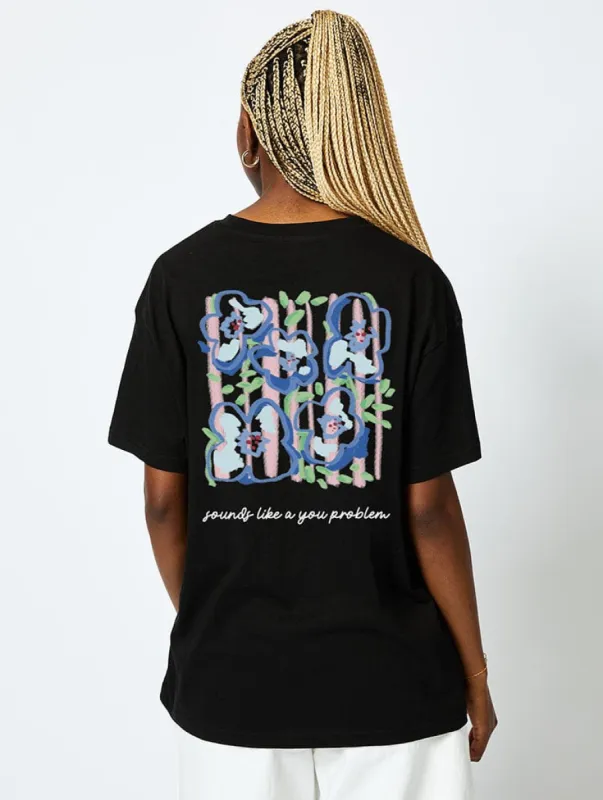 Sounds Like A You Problem T-Shirt in Black sold by Skinnydip London
