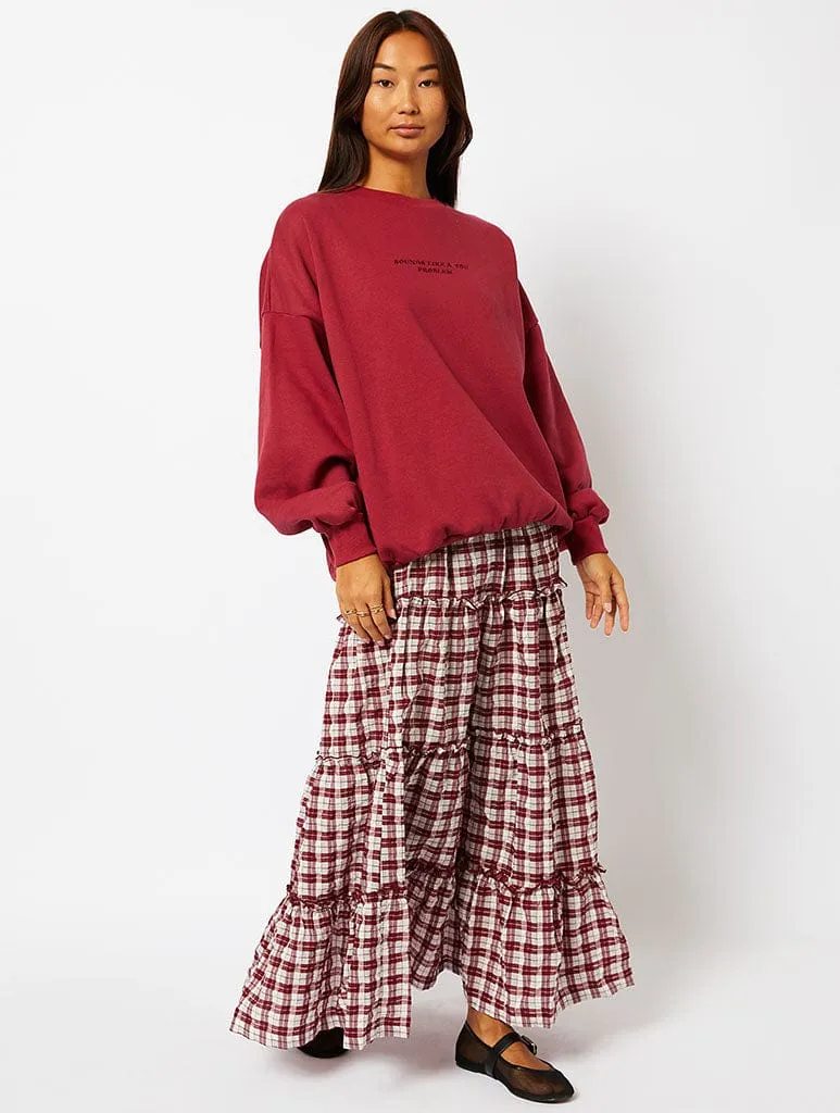 Sounds Like A You Problem Sweatshirt in Pink sold by Skinnydip London product image thumbnail 4