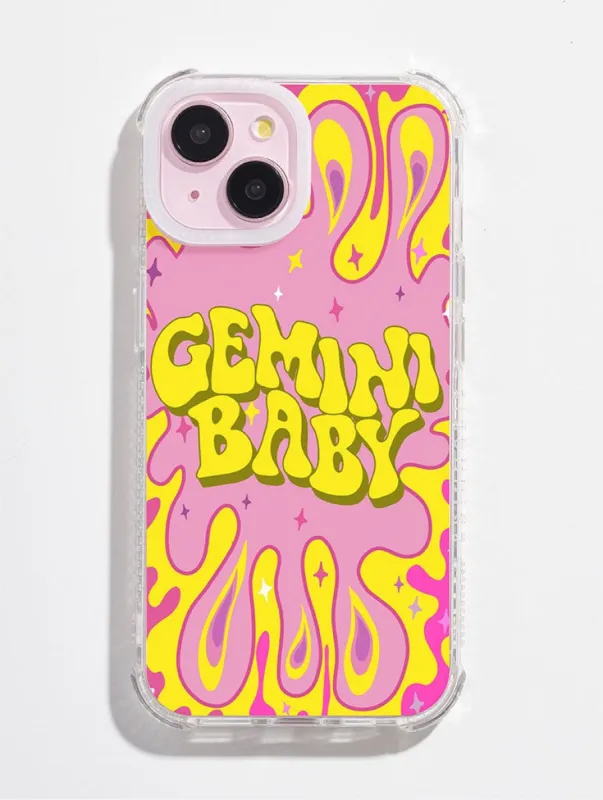 Printed Weird x Skinnydip Gemini Shock iPhone Case made by Skinnydip London