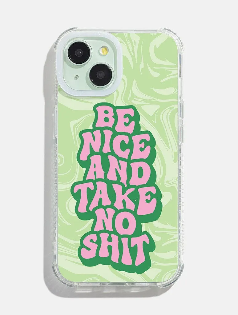 Printed Weird x Skinnydip Be Nice Shock iPhone Case sold by Skinnydip London
