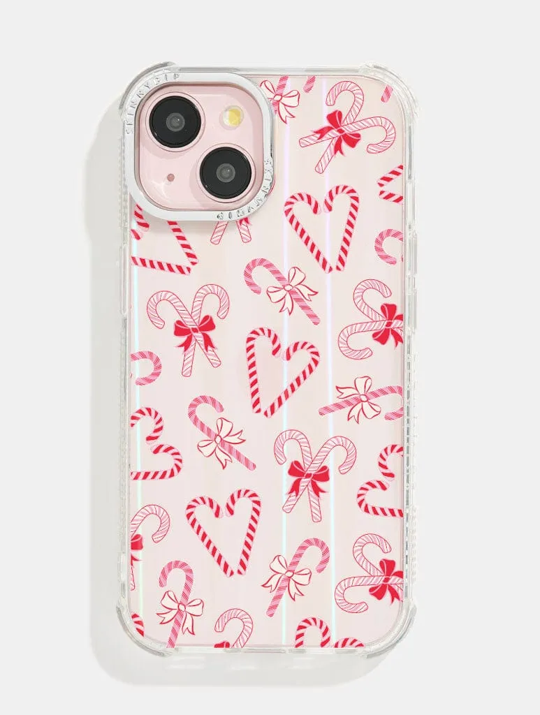 Christmas Candy Canes Shock iPhone Case sold by Skinnydip London