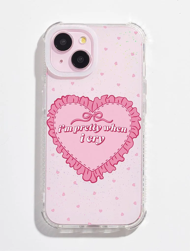 Pretty When I Cry Shock iPhone Case sold by Skinnydip London