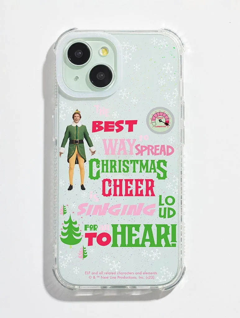 Elf x Skinnydip Spread Christmas Cheer Shock iPhone Case sold by Skinnydip London