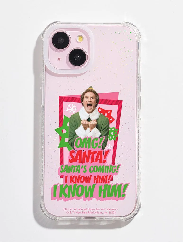 Elf x Skinnydip Santa, I Know Him! Shock iPhone Case sold by Skinnydip London