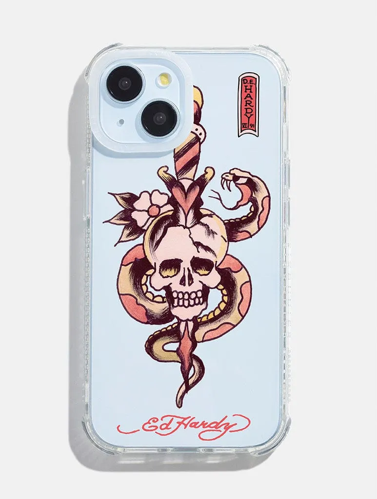 Ed Hardy x Skinnydip Skull & Snake Shock iPhone Case sold by Skinnydip London