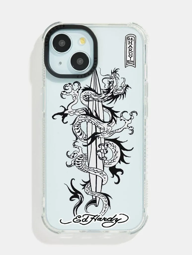 Ed Hardy x Skinnydip Dragon Dagger Shock iPhone Case sold by Skinnydip London