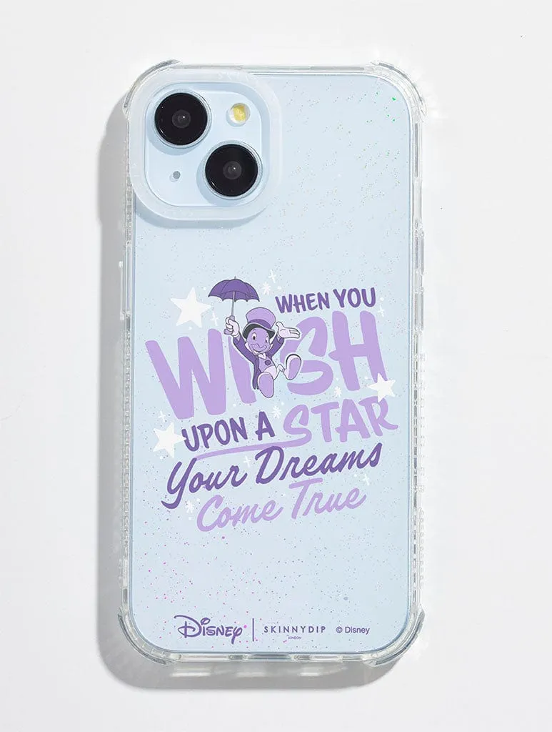 Disney When You Wish Upon A Star Shock iPhone Case sold by Skinnydip London
