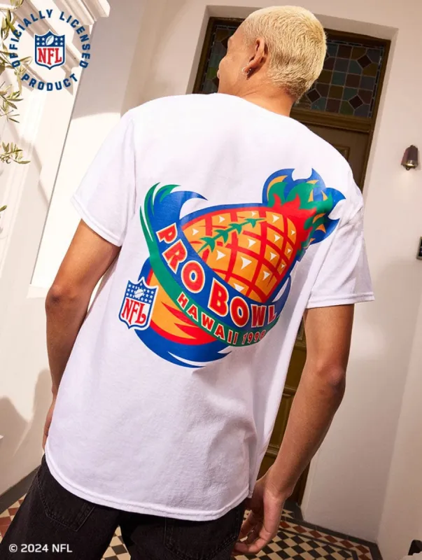 NFL x Skinnydip Pro Bowl Hawaii T-Shirt in White made by Skinnydip London