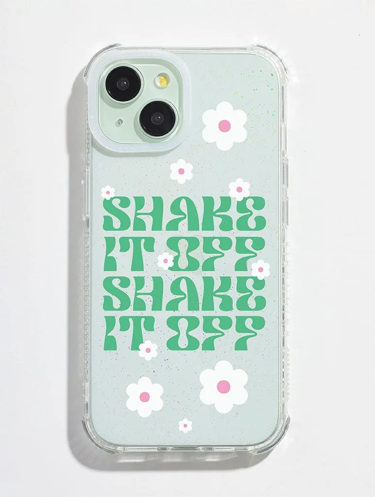 Shake It Off Glitter Shock iPhone Case sold by Skinnydip London