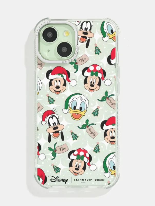 Disney Christmas Faces Shock iPhone Case sold by Skinnydip London