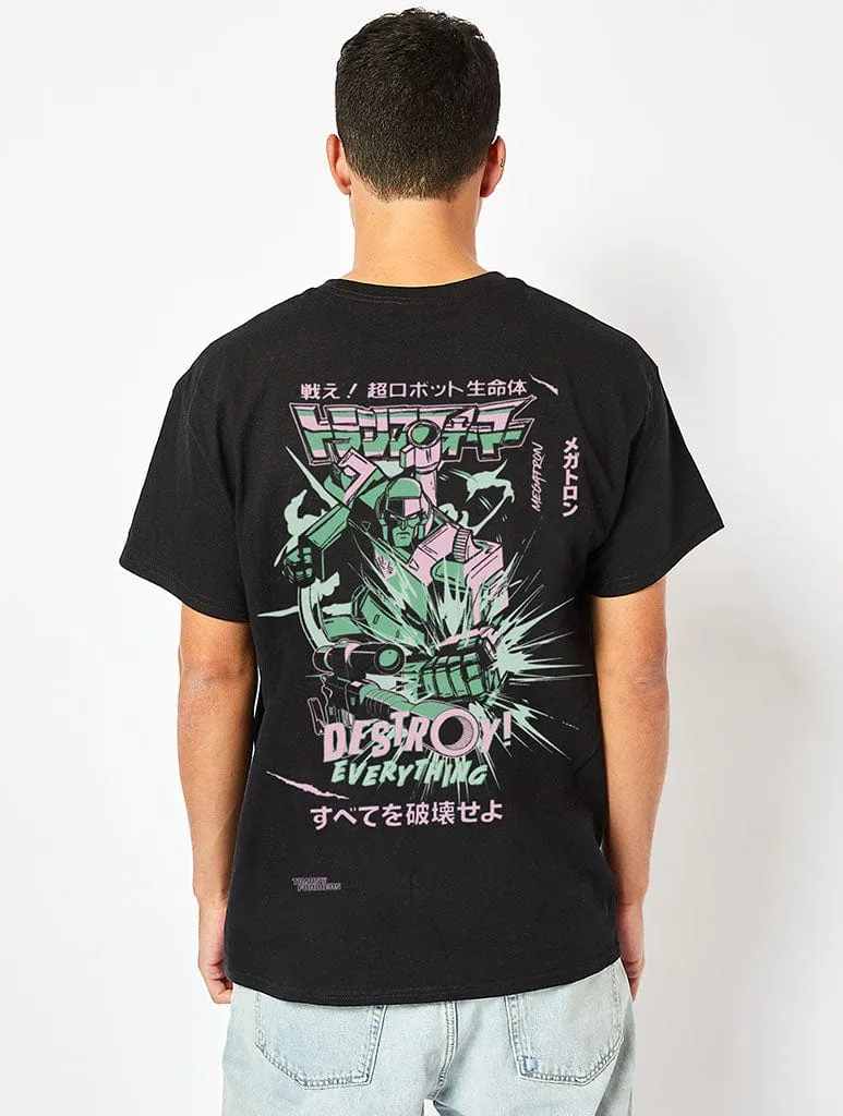 Transformers Megatron T-Shirt in Black sold by Skinnydip London product image thumbnail 2