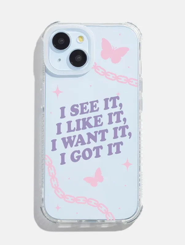 I See It, I Like It Shock iPhone Case sold by Skinnydip London