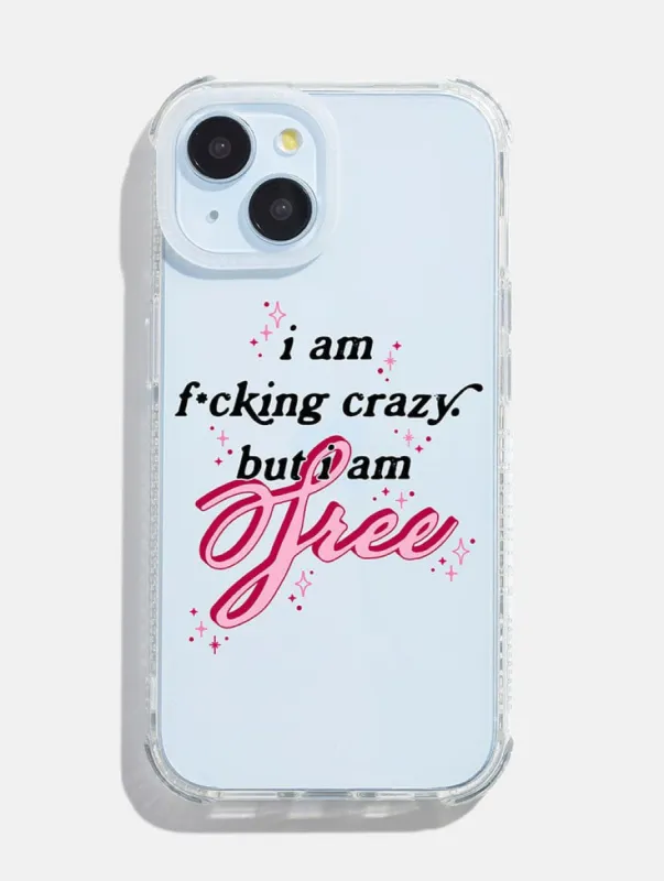 I Am Free Shock iPhone Case made by Skinnydip London